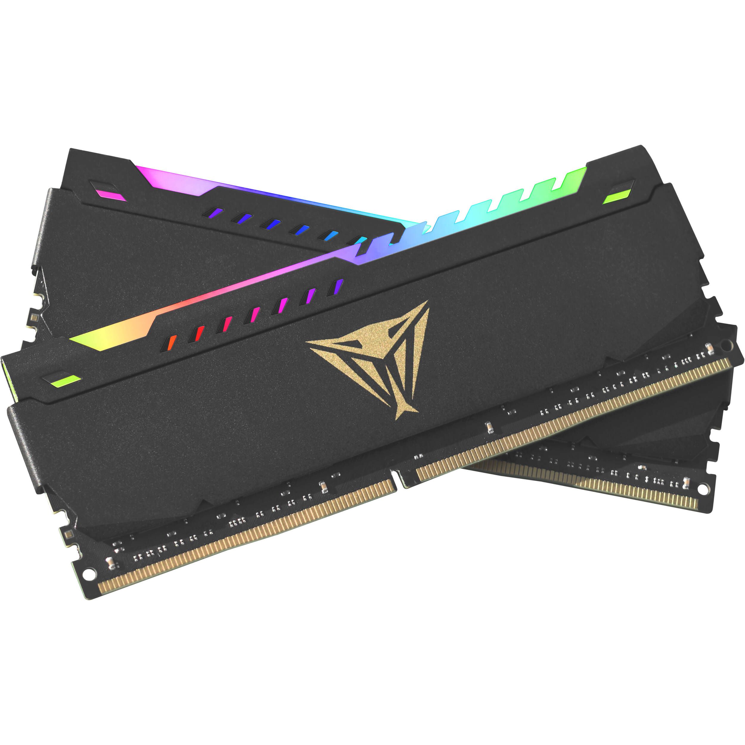 PATRIOT Viper Steel RGB DDR4 32GB 2x16GB 3600MHz w/ Black heatshield Dual Kit_2