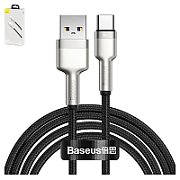 CABLU alimentare si date Baseus Cafule Metal, Fast Charging Data Cable pt. smartphone, USB la USB Type-C 66W, 2m, negru 