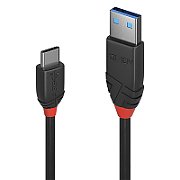 Cablu Lindy 1.5m USB 3.2 Type-A to Type-C (tata - tata), Black Line, Supported Bandwidth: 10Gbps, negru_2