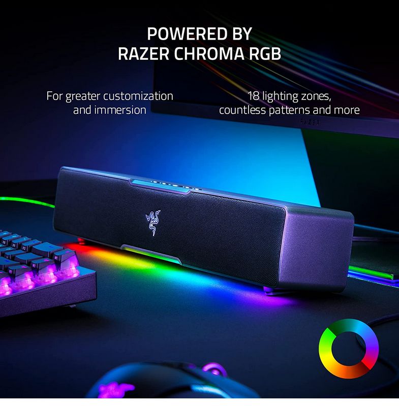 Razer Leviathan V2 X   TECHNICAL SPECIFICATIONS  FREQUENCY RESPONSE 85 Hz – 20 kHz  INPUT POWER Type C with Power Delivery  DRIVER SIZE - DIAMETERS (MM) Full range racetrack drivers: 2 x 2.0 x 4.0