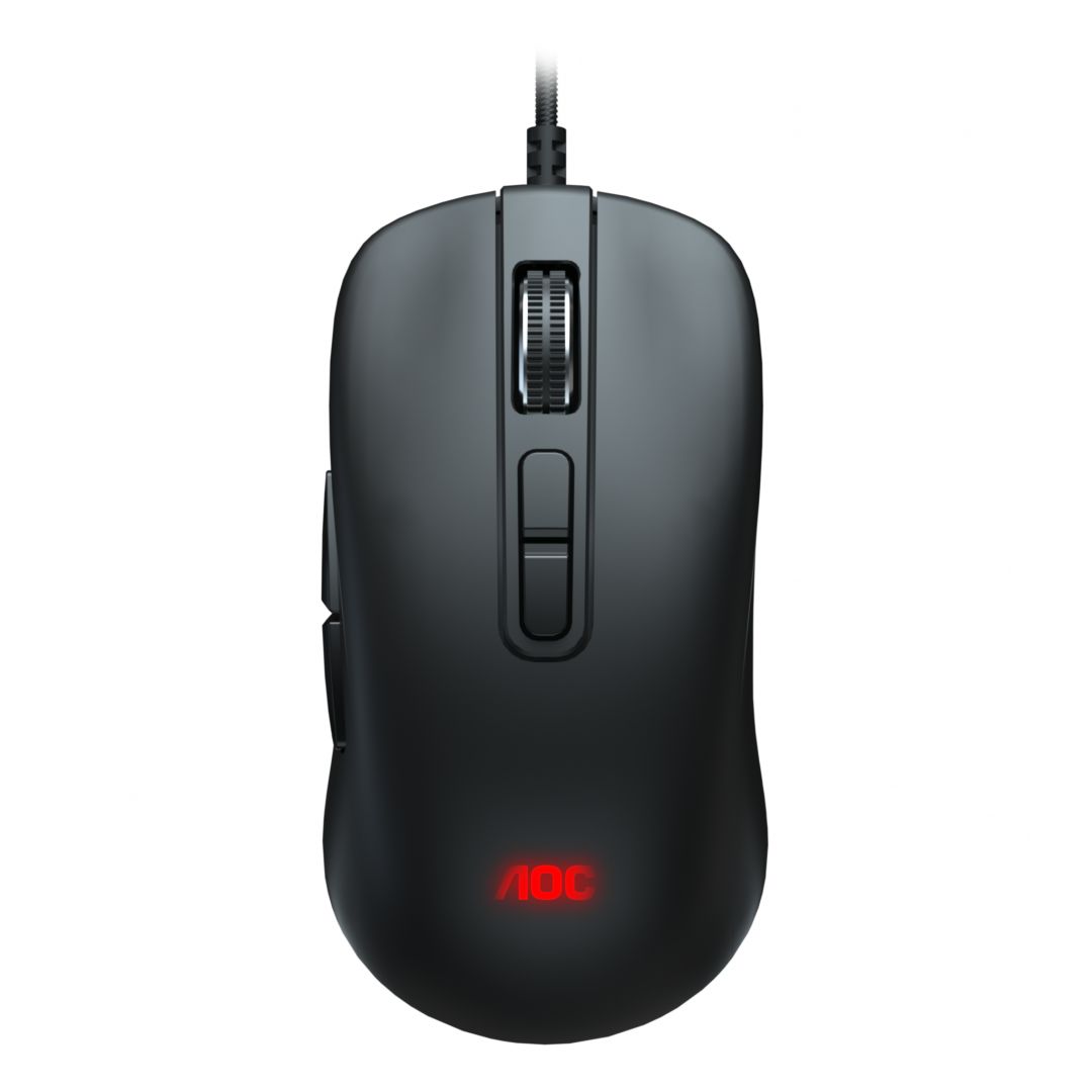 Mouse AOC GM300B, USB 2.0, 6200DPI, 7 butoane, RGB, 1.8m, negru_3