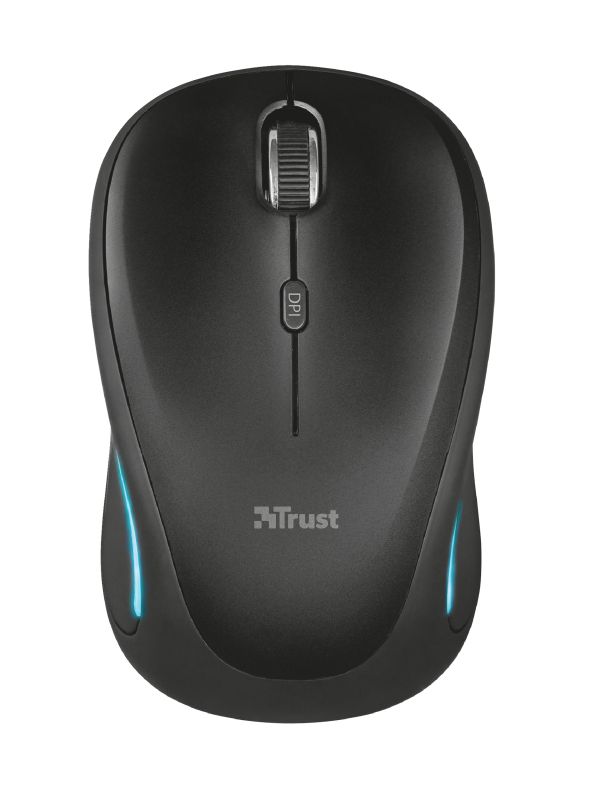 Mouse fara fir Trust Yvi FX Wireless Mouse - negru  Specifications General Height of main product (in mm) 95 mm Width of main product (in mm) 57 mm Depth of main product (in mm) 40 mm Total weight 84 g Formfactor compact Ergonomic design no  Connectivity Connection type wireless Bluetooth no_4