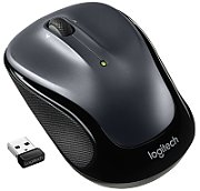 Logitech Mouse M325s Wireless Dark Silver Wireless, Optisch, 1000 dpi, 3 Tasten_1