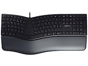 Cherry Keyboard KC 4500 ERGO [UK] Ergonomic black geschwungene ergonomische Tastatur, kabelgebunden_1