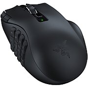 Mouse Razer Naga V2 HyperSpeed  Connectivity       Razer HyperSpeed Wireless (2.4GHz)     Bluetooth  Battery Life       Up to 250 hours (on HyperSpeed Wireless)     Up to 400 hours (on Bluetooth)  RGB Lighting  None Sensor  Focus Pro 30K Optical Sensor Max Sensitivity (DPI)  30000 Max Speed (IPS)_2