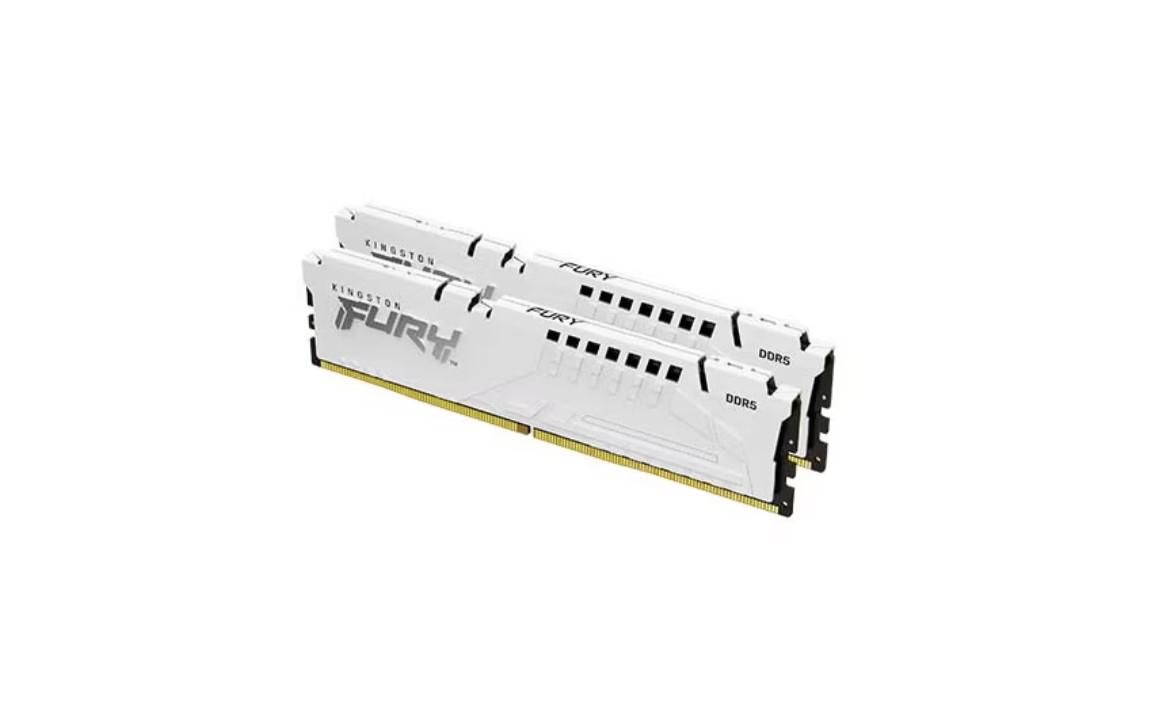 Memorie RAM Kingston, DIMM, DDR5, 32GB, 5200MHz, CL40, 1.35V, FURY Beast White, RGB, Kit of 2_3