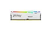 Memorie RAM Kingston, DIMM, DDR5, 16GB, 5600MHz, CL40, 1.35V, FURY Beast White, RGB_1