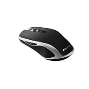 CANYON MW-19, 2.4GHz Wireless Rechargeable Mouse with Pixart sensor, 6keys, Silent switch for right/left keys,Add NTCDPI: 800/1200/1600, Max. usage 50 hours for one time full charged, 300mAh Li-poly battery, Black -Silver, cable length 0.6m, 121*70*39mm, 0._1