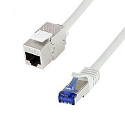 PATCH CORD S/FTP LOGILINK Cat6a, prelungitor, LSZH, cupru, 15 m, gri, AWG26, dublu ecranat 