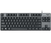 Logitech Keyboard K835 TKL MECHANICAL TTC Red [DE] graphite  TTC Red, linearer Mechanismus, reaktionsschnel_1