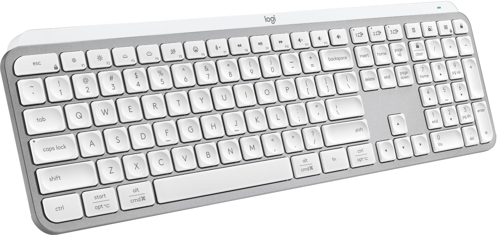 LOGITECH MX Keys S - PALE GREY - (US) INTL - BT - N/A - INTNL-973_2