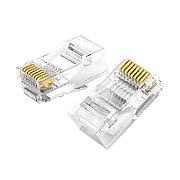 Conector RJ45 FTP SPACER, Cat5e, 100buc/punga, 