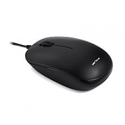 Mouse Serioux cu fir, optic, Noblesse 9800M, 1000dpi, negru-gri, ambidextru, blister, cablu 1.6m, USB_1