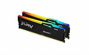 Memorie RAM Kingston, DIMM, DDR5, 32GB, 5600MHz, CL36, 1.25V, FURY, RGB, Kit of 2_2