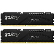 Memorie RAM Kingston, DIMM, DDR5, 64GB, 5600MHz, CL36, 1.35V, FURY Beast Black, Kit of 2_1