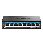 D-LINK DMS-108 UNMANAGED SWITCH 8 PORT, Interfata: 8 x 10/100Mbps/1G/2.5G, Auto MDI/MDIX, Capacitate Switch 40 Gbps,  Packet Forwarding Rate: 29.76 Mpps, Dimensiuni: 145 x 82 x 28 mm, Greutate: 343g_1