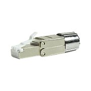 CUPLA RJ-45 LOGILINK pt. cablu UTP, FTP, Cat6a, RJ-45 (M) x 2, metalica, tip punch down, 