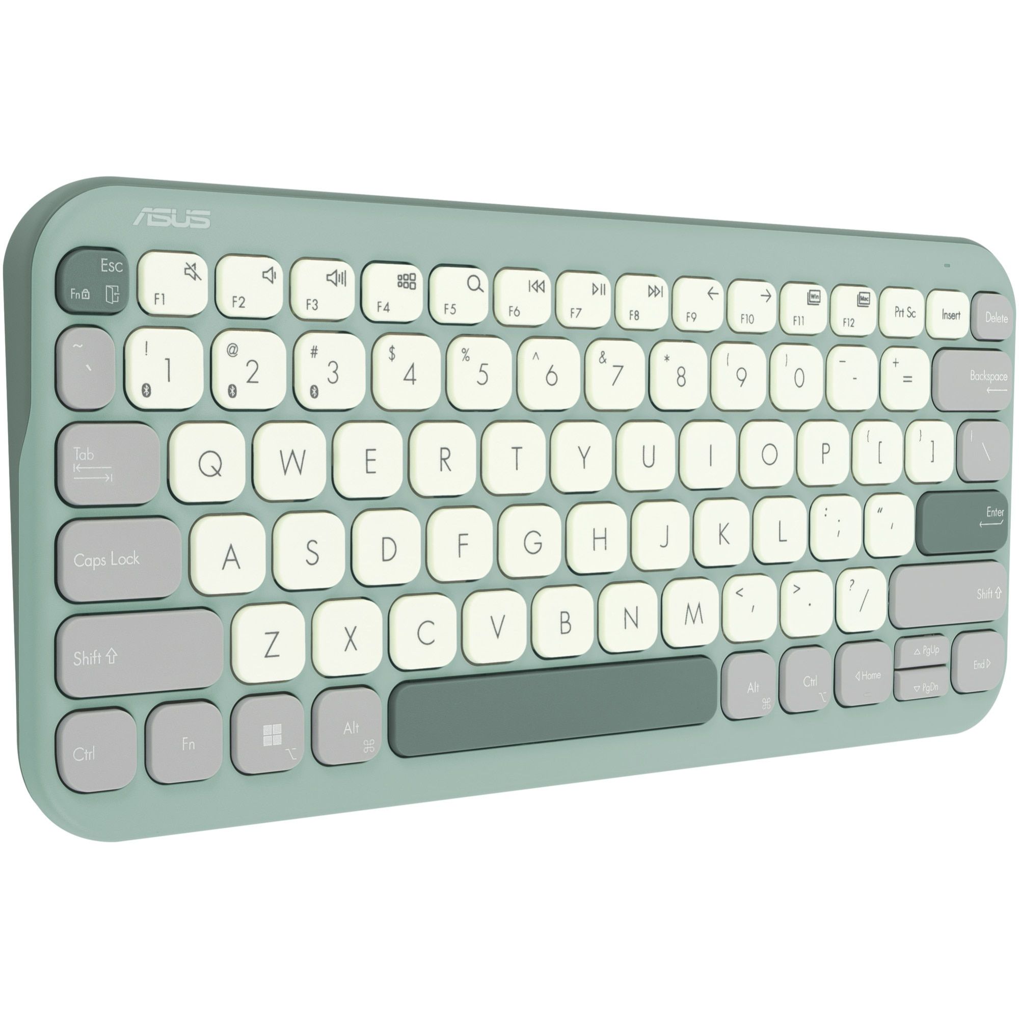 Tastatura wireless ASUS KW100, Culoare: Green Tea Latte, Greutate: 0.374 ASUS Marshmallow Keyboard KW100 este o tastatura wireless compacta, ultrasubtire, cu un design minimalist.Este compatibila cu dispozitivele Windows, ChromeOS, MacOS, iOS si iPadOS, tastatura ASUS Marshmallow KW100 ofera o_3