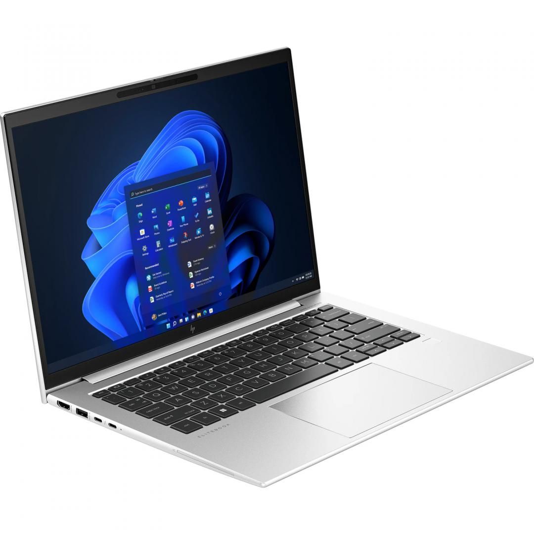 Laptop HP EliteBook 840 G10 cu procesor Intel Core i5-1340P 12-Core (1.9GHz, up to 4.6GHz, 12MB), 14.0 inch WUXGA, Intel UHD Premium Graphics, 16GB DDR5, SSD, 512GB PCIe NVMe, Windows 11 Pro 64bit, Silver, 3yw_6