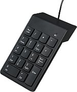 TASTATURA numerica  Gembird, USB, 18 taste, negru, 