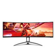 MONITOR AOC AG493UCX2 48.8 inch, Panel Type: VA, Backlight: WLED, Resolution: 5120x1440, Aspect Ratio: 32:9,  Refresh Rate:165Hz, Response time GtG: 4ms, Brightness: 400 cd/m², Contrast (static): 3000:1, Contrast (dynamic): 80M:1, Viewing angle: 178º(R/L), 178º(U/D), Color Gamut (NTSC/sRGB/Adobe_1