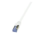 PATCH CORD S/FTP LOGILINK Cat7, LSZH, cupru, 600MHz, mufe RJ45 Cat6a, 3 m, alb, AWG26, dublu ecranat 