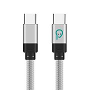 CABLU alimentare si date SPACER, pt. smartphone, USB 3.0 (T) la Type-C (T), 2.1A,  braided, retail pack, 1.8m, zebra,