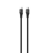 Cablu Serioux TYPE-C - TYPE-C 1M 100W. Lungime: 100 cm Ieșire: 100W Tip cablu: USB-C la USB-C Culoare: Negru Funcție: încărcare și sincronizare_1