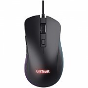 Mouse Trust GXT924W YBAR+ cu fir, USB-A 2.0, rezolutie maxima 25600 DPI, 6 butoane, iluminare RGB LED, pentru gaming de performanta, negru_1