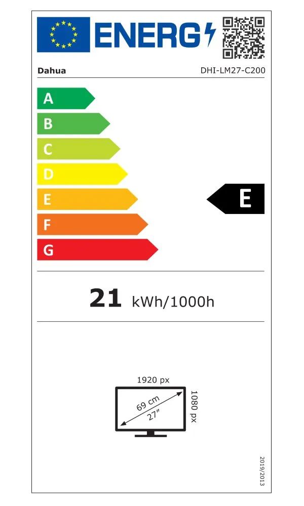 Monitor LED pentru supraveghere DAHUA DHI-LM27-C200;_3