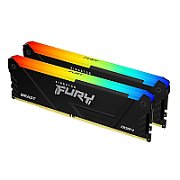 Memorie RAM Kingston Fury Beast, DIMM, DDR4, 32GB, 3200MHz, CL16, 1.35V, Kit of 2, RGB_1