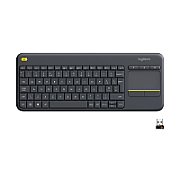 Logitech K400 Plus Tv keyboard RF Wireless QWERTZ Swiss Black_1