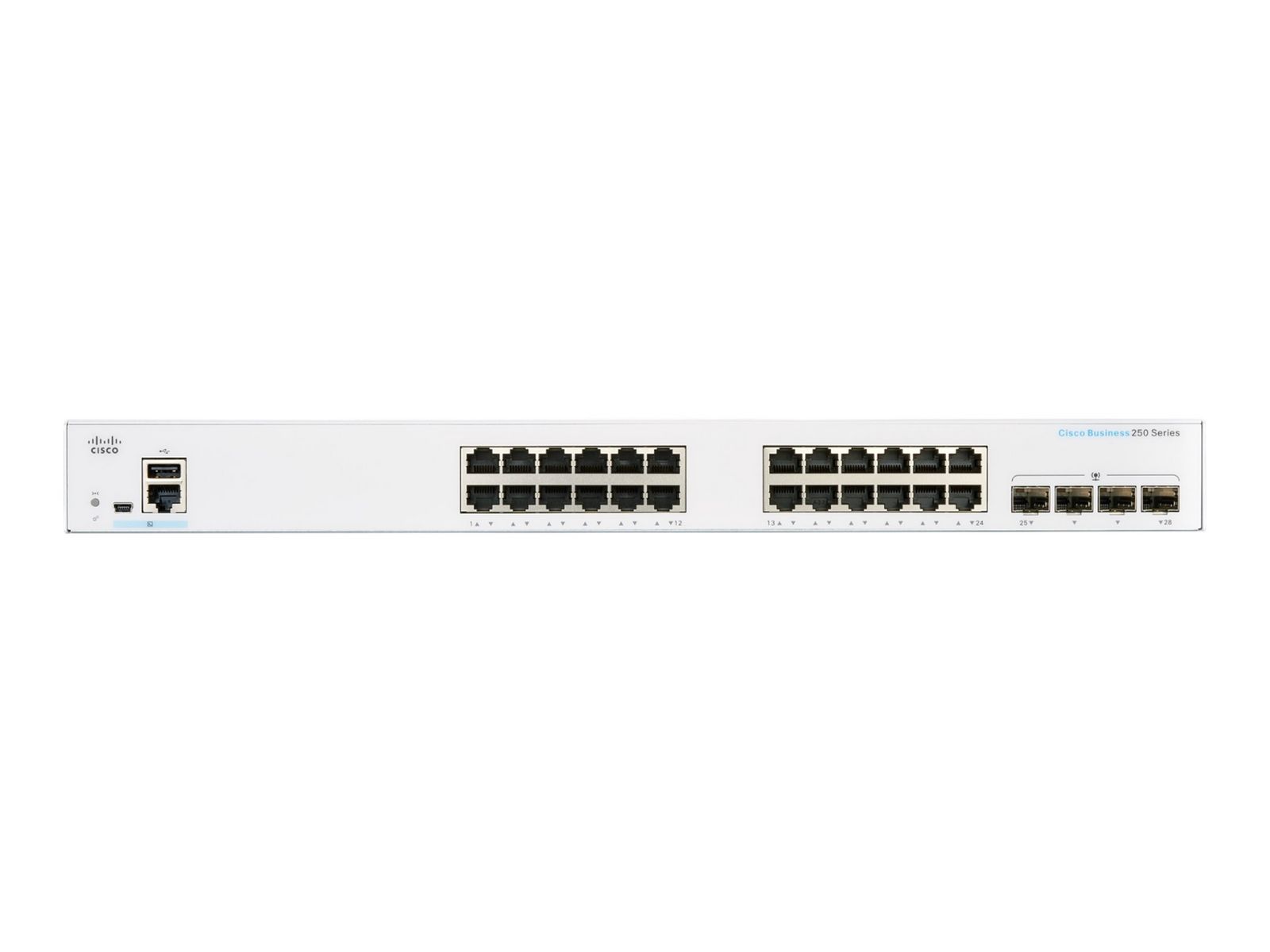 Cisco CBS250-24PP-4G-EU Smart 24-port GE, Partial PoE+ 100W, 4x1G SFP_2