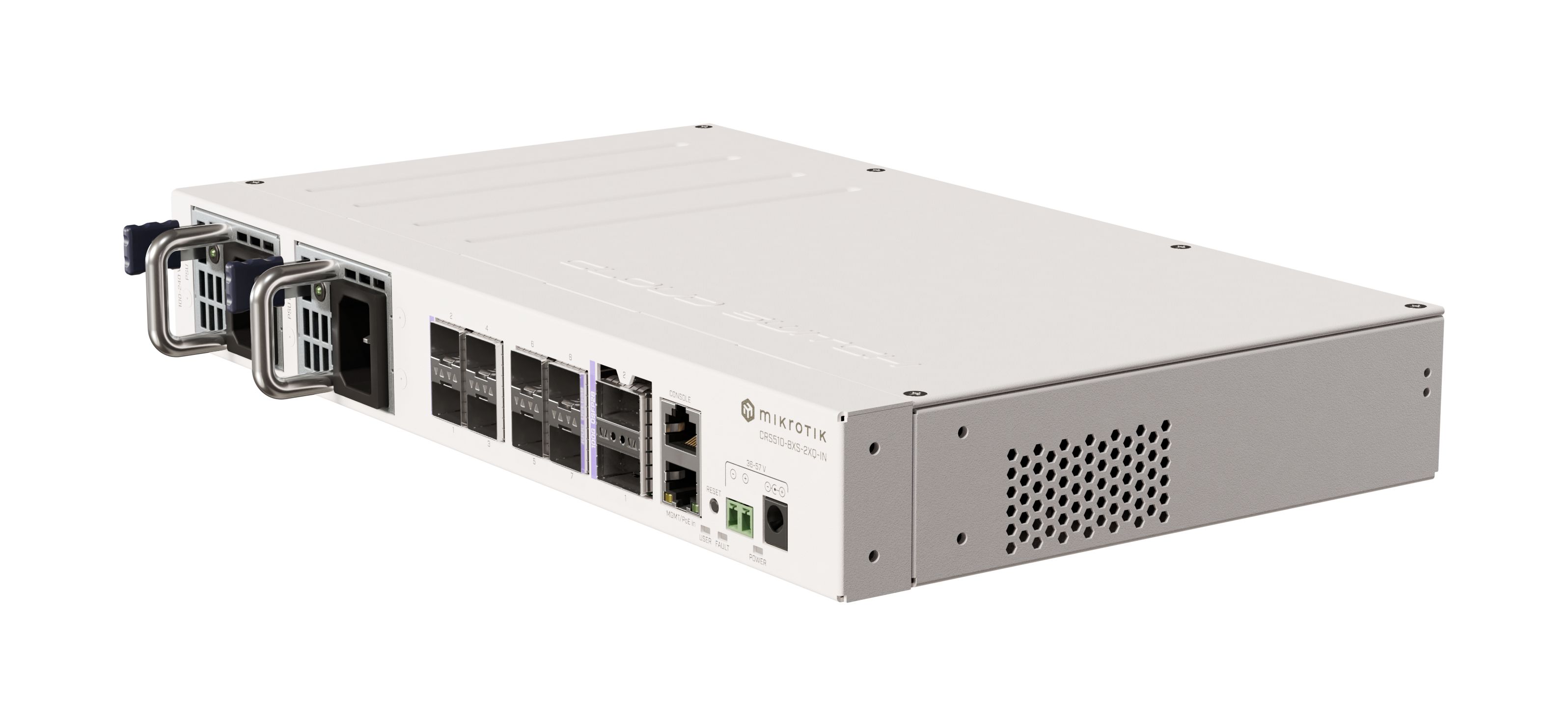 Mikrotik CRS510-8XS-2XQ-IN network switch L3 Fast Ethernet (10/100) Power over Ethernet (PoE) White_3