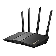 Asus Wireless Router RT-AX57, AX3000 2402 Mbps+ 574 Mbps, Dual-Band-2.4, 5Ghz, WI-FI 6, 4 x antene externe, Procesor: 1.7GHz quad-core, Memorie: 256 Mb RAM, 128Mb Flash, interfata: 1 x WAN, 4 x 10/100/1000, Dimensiuni: 230 x 134 x 56 mm, Greutate: 374g._1