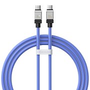 CABLU alimentare si date Baseus CoolPlay, Fast Charging Data Cable pt. smartphone, USB Type-C la USB Type-C 100W, 1m, albastru 