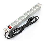 A-19-STRIP-3-IMP - 1U - Aluminum - White - 9 AC outlet(s) - 1.8 m - 250 V_1