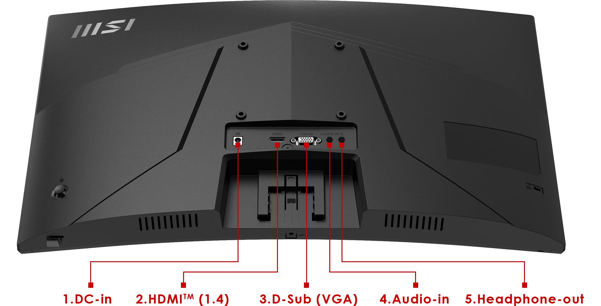 MSI PRO MP2422C 23.6inch VA FHD Curved 1500 100Hz 250cd/m2 1ms D-SUB HDMI_5