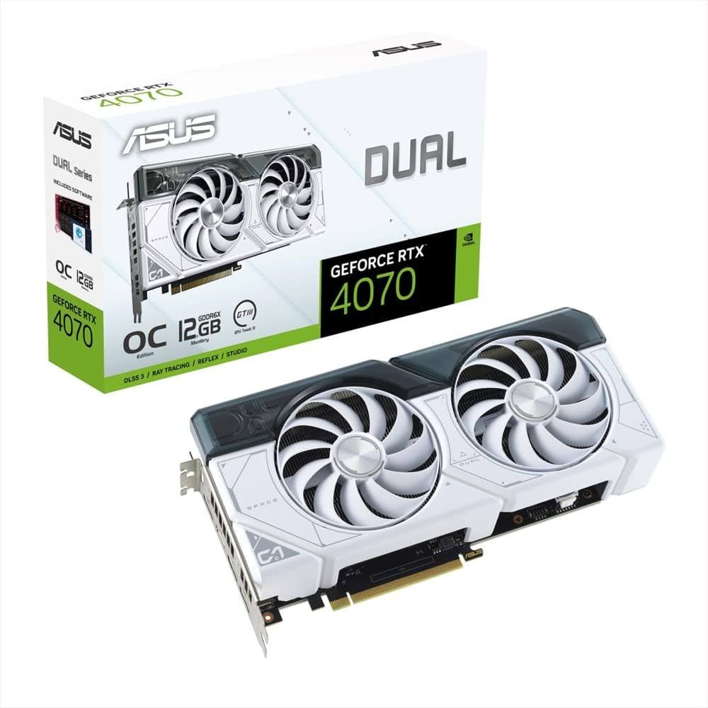 ASUS Dual GeForce RTX 4070 SUPER White OC Edition 12GB GDDR6X_2