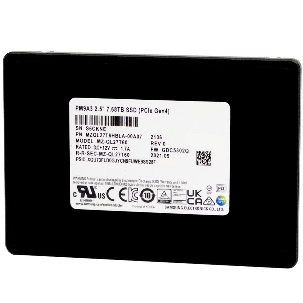 Samsung Enterprise PM9A3 7.68TB 2.5