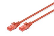 CAT 6 U-UTP patch cord, Cu, LSZH AWG 26/7, length 0.25 m, color red_1