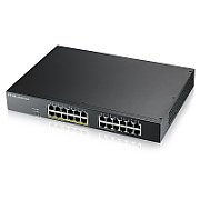 Zyxel GS1915-24EP Gestionate L2 Gigabit Ethernet (10/100/1000) Power over Ethernet (PoE) Suport 1U Negru_1