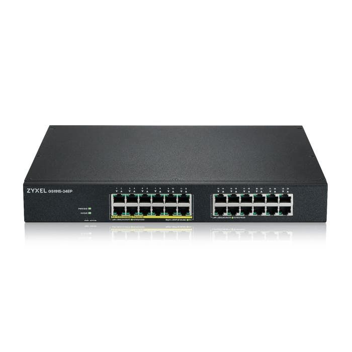 Zyxel GS1915-24EP Gestionate L2 Gigabit Ethernet (10/100/1000) Power over Ethernet (PoE) Suport 1U Negru_2