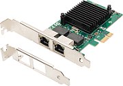 Gigabit Ethernet PCI Express Card, 2-port 32-bit, low profile bracket, Intel chipset_1