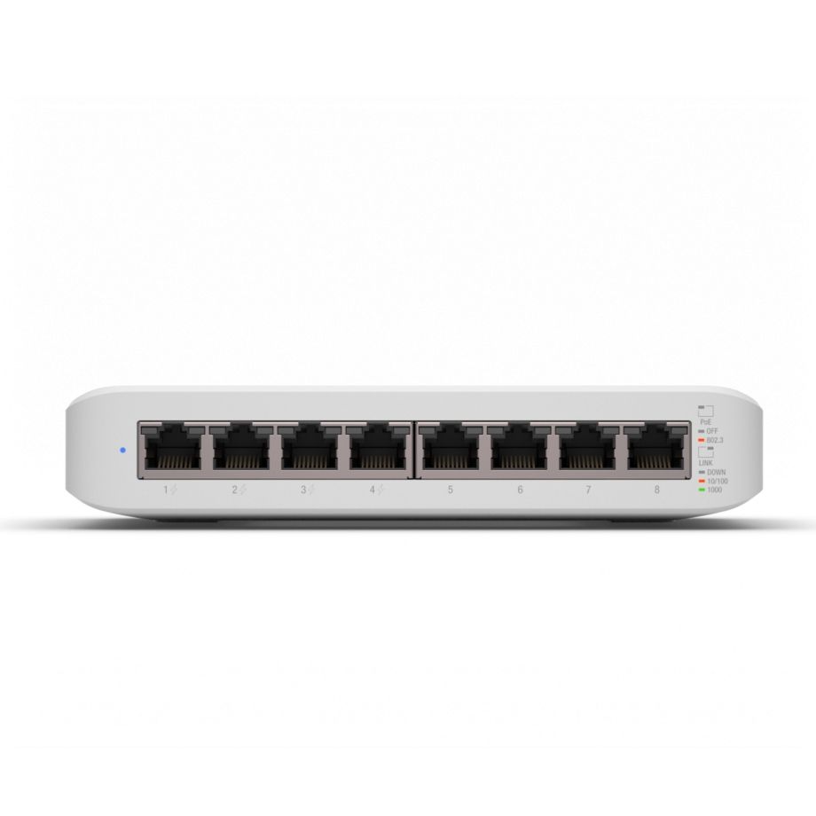 Ubiquiti USW-Pro-8-PoE-EU An 8-port, Layer 3 switch with PoE+ and PoE++ output._2