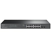 TP-LINK Switch SG2218P 18xGBit/2xSFP Smart Managed Omada SDN  PoE+ Rack Mountable_1