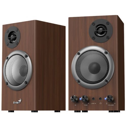 BOXE GENIUS 2.0, RMS: 16W (2 x 8W),  wood, 