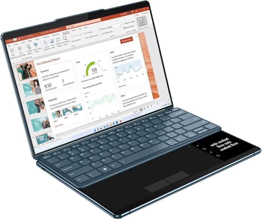 Laptop Lenovo Yoga Book 9 13IMU9, 2x 13.3