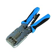 CLESTE sertizare mufe, LOGILINK, functii: sertizare mufe, decupare si taiere cablu, pentru mufe RJ11/ RJ45 Cat.6. 