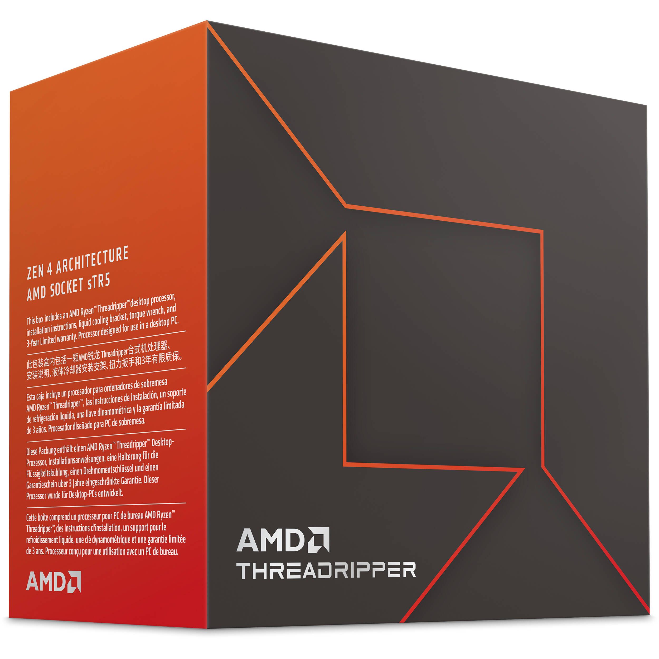 Procesor AMD Ryzen Threadripper 7960X,  24C / 48T, 4.20 - 5.30 GHz, 152 MB cache, 350 W, Tray 
 [1 buc]ASUS PRO WS TRX50-SAGE WIFI sTR5/3xM.2/Wifi7/E-ATX WiFi 7 included
 [1 buc]Cooler procesor Thermaltake ToughLiquid 360 TRX40 ARGB 
 [4 buc]Memorie server Samsung 64 GB DDR5 ECC RDIMM 4800 MHz 2Rx4
 [1 buc]Placa video MSI GeForce RTX 4090 SUPRIM LIQUID X 24 GB GDDR6X 384 bit 
 [1 buc]Carcasa Corsair 5000D Airflow, Alb 
 [1 buc]PRIME TX-1300 Series, 80 PLUS Titanium
 [3 buc]SSD..._2